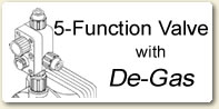 Pulsatron Five-Function Degas Valve